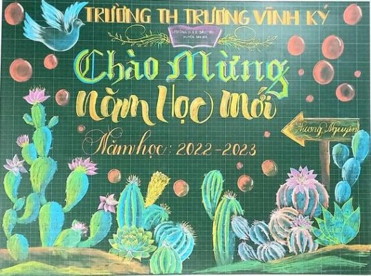 trang trí bảng