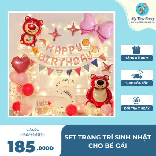 set trang trí sinh nhật