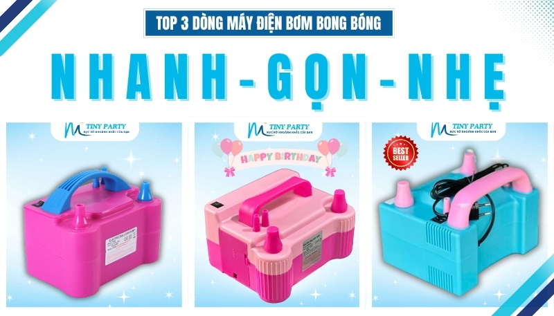 TOP 3 MÁY BƠM BÓNG TỐT