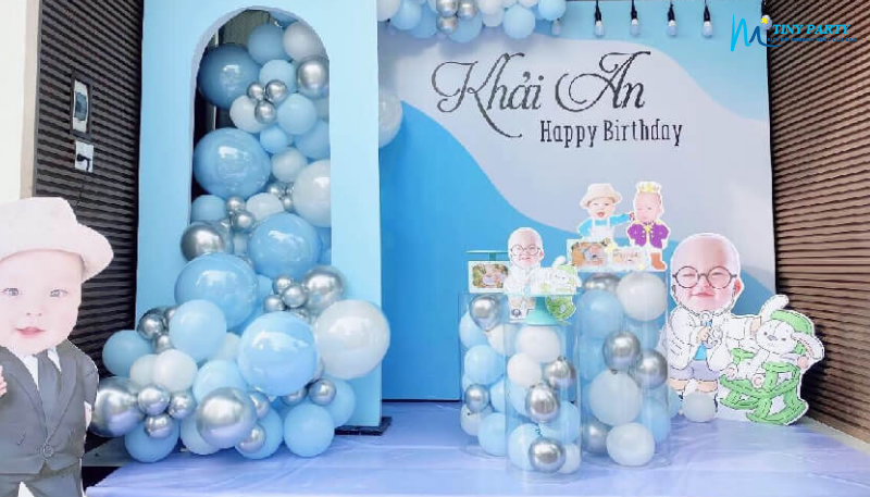 Trang trí sinh nhật cho bé trai 