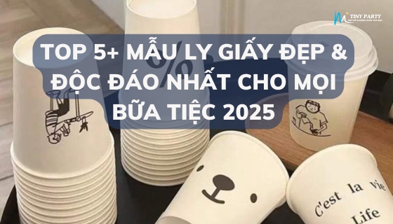 Ly giấy đẹp