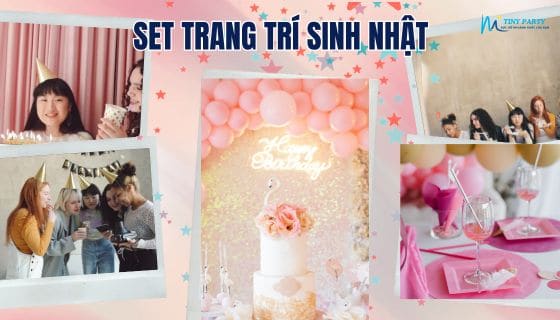 Set trang trí sinh nhật