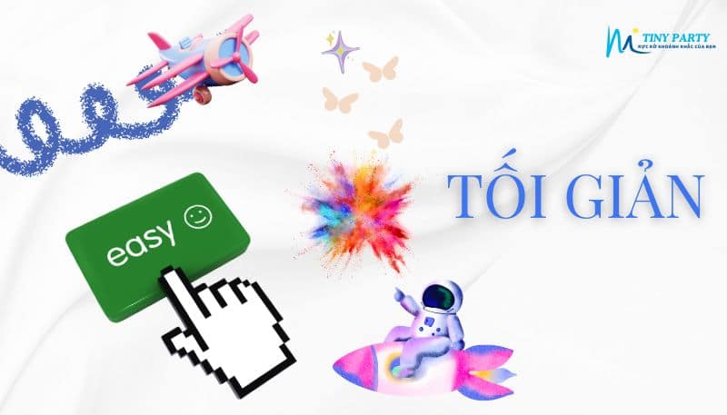 Set trang trí sinh nhật đơn giản