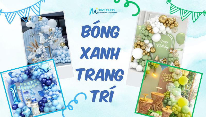 Bóng xanh trang trí