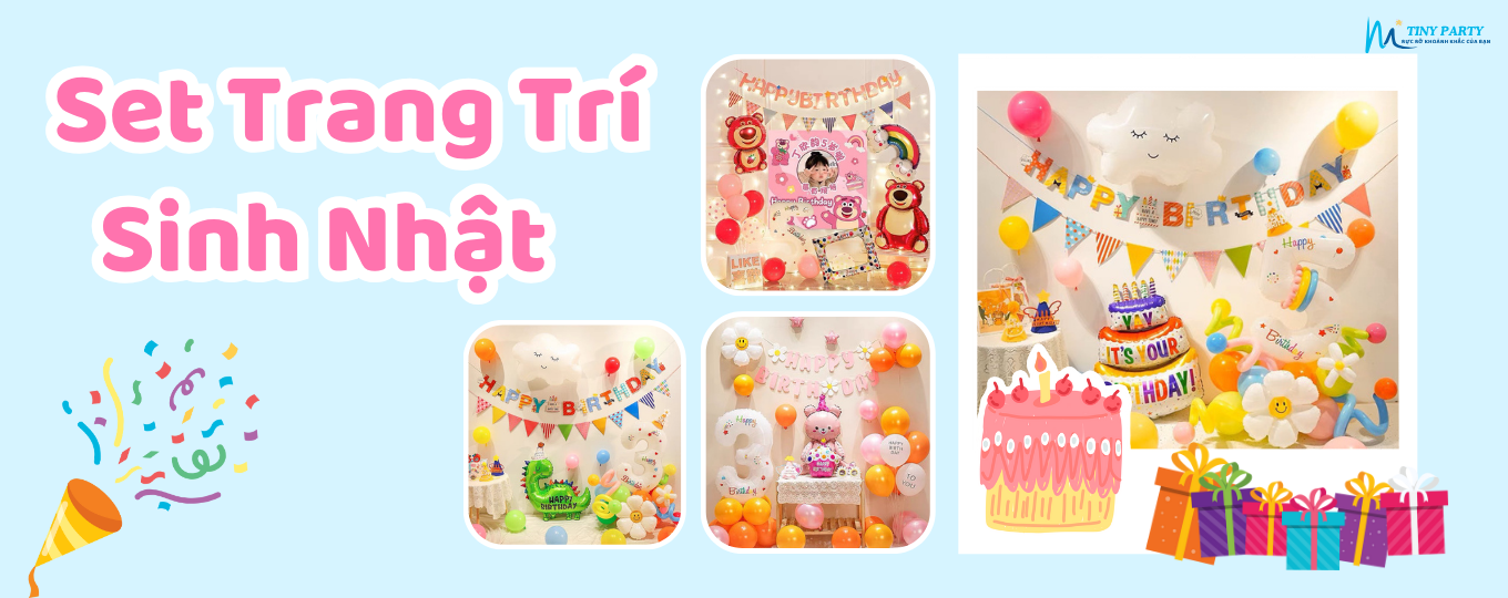 BANNER SET TRANG TRÍ