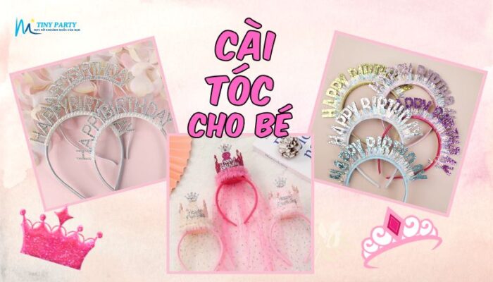 Cài tóc cho bé