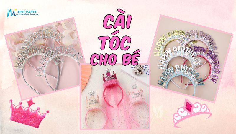 Cài tóc cho bé