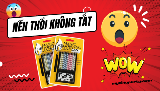 nến thổi không tắt